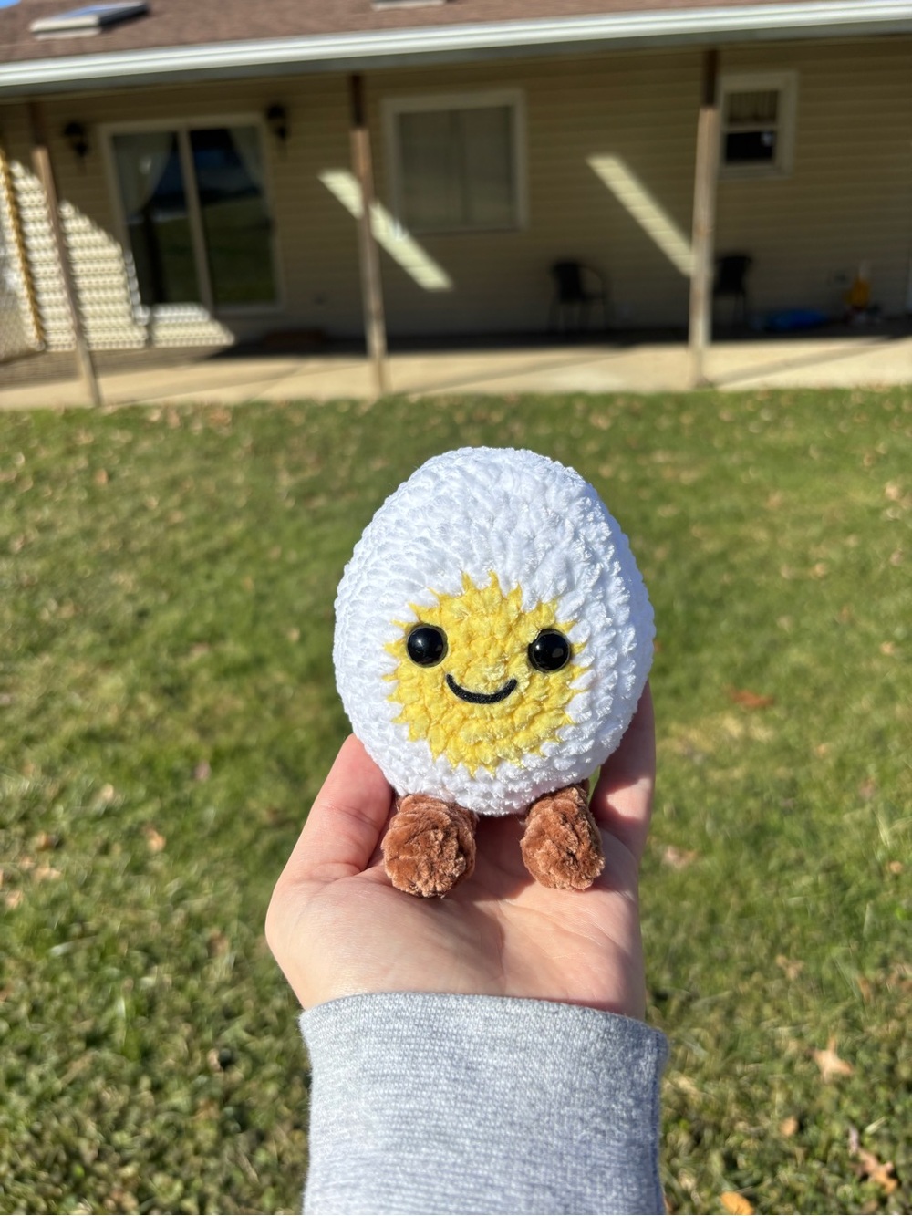 Jellycat crochet egg plushie